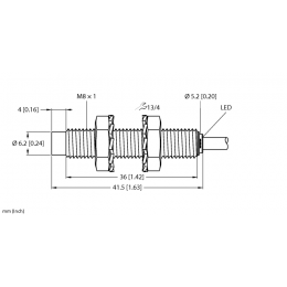 Індуктивний датчик NI3-EG08-AN6X, Turck