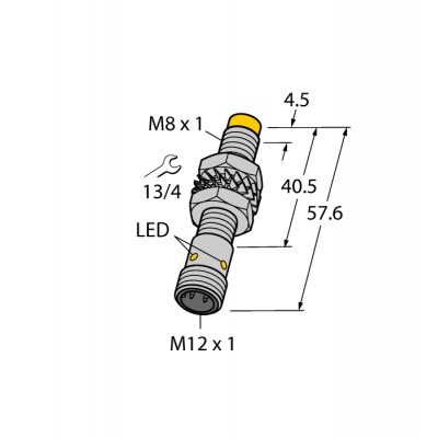 Індуктивний датчик NI3-M08E-VP6X-H1341, Turck Індуктивний датчик NI3-M08E-VP6X-H1341, Turck