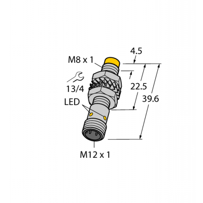 Індуктивний датчик NI3-M08K-VN6X-H1341, Turck