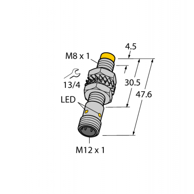 Індуктивний датчик NI5-M08-AP6X-H1341, Turck Індуктивний датчик NI5-M08-AP6X-H1341, Turck
