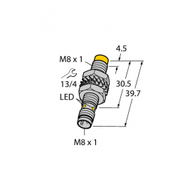 Індуктивний датчик NI3-M08-AP6X-V1131, Turck