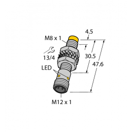 Індуктивний датчик NI3-M08-AP6X-H1341, Turck