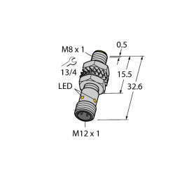 Індуктивний датчик BI3-M08KK-AP6X-H1341, Turck Індуктивний датчик BI3-M08KK-AP6X-H1341, Turck