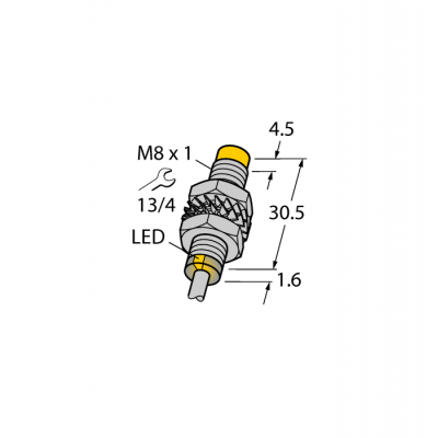 Індуктивний датчик NI5-M08-VP6X 7M, Turck