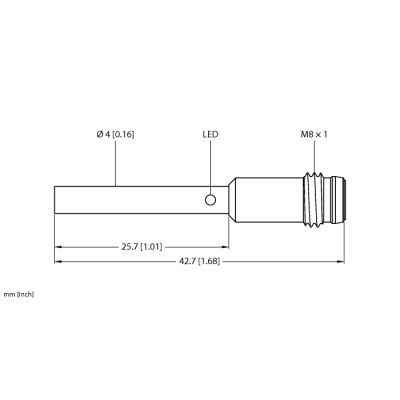 Індуктивний датчик BI1-EH04-AN6X-V1331, Turck Індуктивний датчик BI1-EH04-AN6X-V1331, Turck