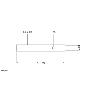 Індуктивний датчик BI1-EH04-AN6X, Turck Індуктивний датчик BI1-EH04-AN6X, Turck