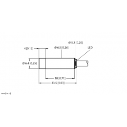 Індуктивний датчик NI3-EH6.5K-AP6X, Turck