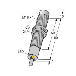 Індуктивний датчик NI8-M18-AP6X/S120, Turck Індуктивний датчик NI8-M18-AP6X/S120, Turck
