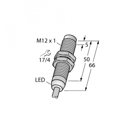 Індуктивний датчик NI4-M12-AP6X/S120, Turck