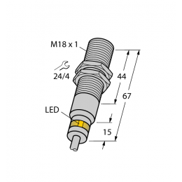 Індуктивний датчик BI5-EM18WD-AP6X/S929, Turck
