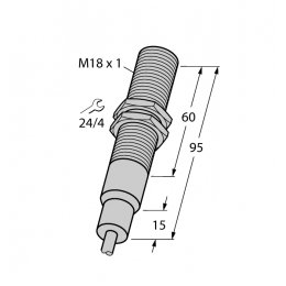 Індуктивний датчик BI5-EM18-AP6/S907, Turck