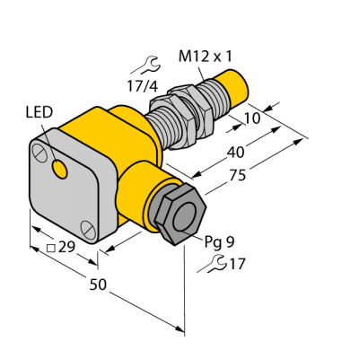 Індуктивний датчик NI5-G12SK-AP6X, Turck Індуктивний датчик NI5-G12SK-AP6X, Turck