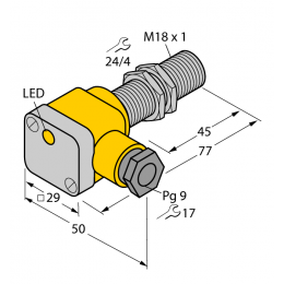Індуктивний датчик BI5-G18SK-AP6X, Turck