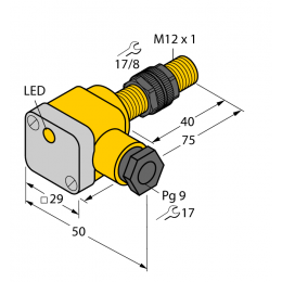 Індуктивний датчик BI2-P12SK-AP6X, Turck