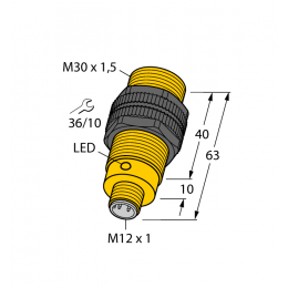 Індуктивний датчик NI15-S30-AP6X-H1141, Turck Індуктивний датчик NI15-S30-AP6X-H1141, Turck