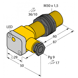 Індуктивний датчик NI15-P30SK-AP6X, Turck Індуктивний датчик NI15-P30SK-AP6X, Turck