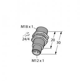 Індуктивний датчик BI5-G18KK-AP6-H1141, Turck